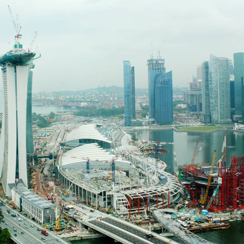 Encardio-rite supplied several geotechnical instruments for the Marina Bay Sands Hotel Tower through an associate. The supplied sensors included wireless web based data monitoring with over 300 tilt sensors and 400 strain gages, 400 temperature sensors, displacement sensors and load cells.