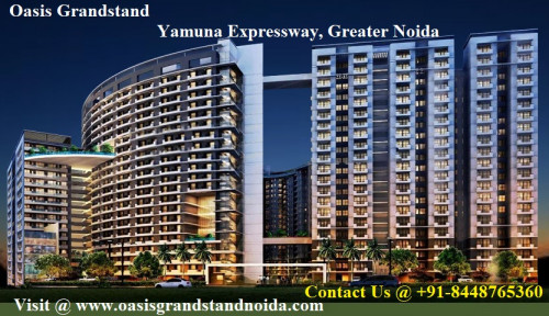 Oasis Grandstand presents stylish and stunning 1 BHK, 2 BHK and 3 BHK luxury apartments in Greater Noida. Remarkable excellence residential developments and apartments are established in the key suburbs and prime localities here which are featuring wonderful quality choices to all range of home buyers.
Visit at www.oasisgrandstandnoida.com
Contact Us at +91- 8448765360