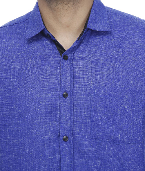 PJ 09 Blue khadi 04