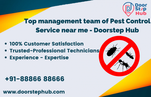 Doorstep Hub is the best place to find the Pest control service near me in Hyderabad. Every home needs pest control services and we provide our serviceman at your doorstep to resolve the issues.