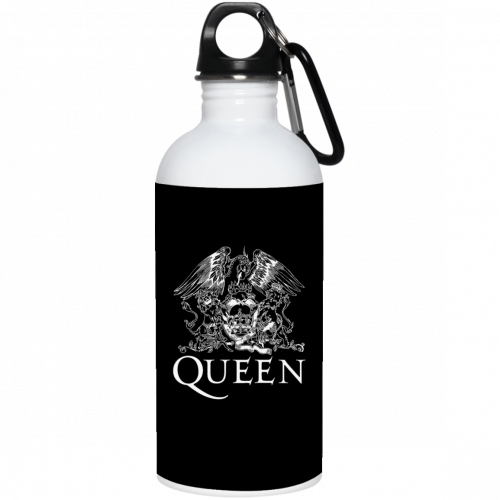 Queen Band Royal Crest Logo Black