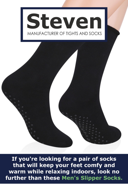 R 013 Men's Cotton Slipper Socks INFOPANEL 1