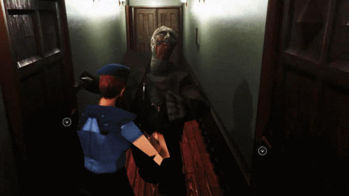 Resident Evil 1 (96 Edition Remake) Jill Zombie Bite