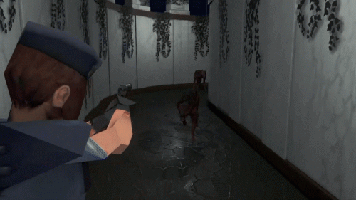 Resident Evil 1 (96 Edition Remake) Jill Zombie Dog Bite