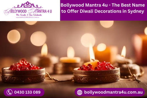 If you are looking forward to hiring the most skilled and competent name for upcoming Diwali decorations in Sydney, Bollywood Mantra 4u is second to none to put stakes on. 

Visit us : https://www.bollywoodmantra4u.com.au/decor-styling/