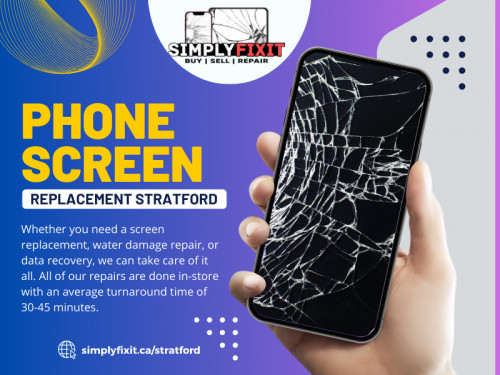 Whether it's a battery replacement, phone screen replacement Stratford, or addressing overheating issues, timely action can extend the life of your smartphone and keep you connected and productive.

Click here for more information about: https://simplyfixit.ca/stratford

SimplyFixIT - Phone & Laptop - Stratford
Address: In front of Winners, 1067 Ontario St Unit K100, Stratford, ON N5A 6W6, Canada
Phone: +12265841664

Find Us On Google Map: http://maps.app.goo.gl/fXPV11KYGFa2XfZTA

Google Business Site: https://simplyfixit-phone-laptop-stratford.business.site

Our Profile : https://gifyu.com/simplyfixitca

More Photos:

https://gifyu.com/image/S8ZDd
https://gifyu.com/image/S8Zok
https://gifyu.com/image/S8Zow
https://gifyu.com/image/S8Zo9