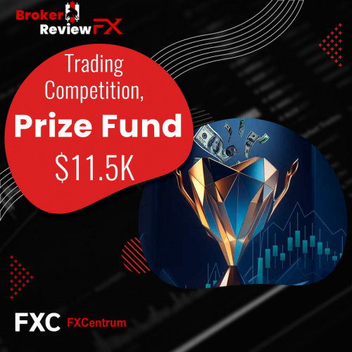 Fxcentrum presents a Live trading competition that comes with real prize money. The contest is held on the real trading platform to trade your favorite assets. There are a total of 20 prizes for the top 20 participants with the highest profits in percentage while top participants get a prize of $5000 USD.