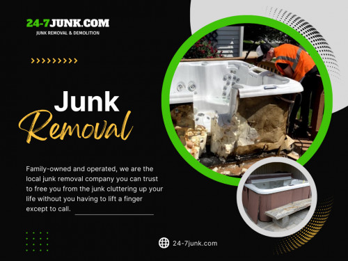 Once you've chosen a service by searching for reliable Junk Removal near me online, the process typically follows these steps:
1. Scheduling
2. On-Site Assessment
3. Responsible Disposal
4. Cleanup

Official Website: https://24-7junk.com

Google Business Site: https://24-7junkcom-junk-removal-demolition.business.site/

Address: 1595 W Dunbar, Inverness Illinois 60087, United State

Tell: (773) 309-6966

Find Us On Google Map: https://goo.gl/maps/ckkJnguvve98143W9

Our Profile: https://gifyu.com/247junk
More Images: 
https://tinyurl.com/32tw3but
https://tinyurl.com/6hbj8vmd
https://tinyurl.com/yfynprnv
https://tinyurl.com/r9ytmy3h