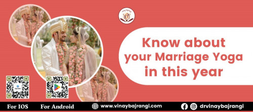 Marriage astrology is a branch of Vedic astrology that deals with the prediction of marriage. It is based on the belief that the position of the planets at the time of birth can influence a person's marriage prospects. Marriage astrology can be used to predict the timing of marriage, the compatibility of partners, and the potential for happiness and success in marriage. If you are looking for Birth chart contact us. For more info visit: https://www.vinaybajrangi.com/marriage-astrology.php | https://www.vinaybajrangi.com/kundli.php