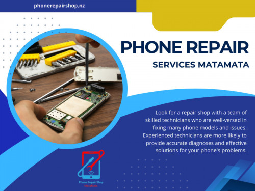 Finding the right phone repair service involves thorough research and consideration of various factors. By prioritizing expertise, genuine parts, quick service, transparent communication, warranty, customer feedback, and fair pricing, you can ensure your broken phone is in capable hands. 

Official Website: https://phonerepairshop.nz

For more info visit here: https://phonerepairshop.nz/phone-repair-services

Google Business Site: https://phone-repair-shop-matamata.business.site

Contact: Phone Repair Shop MataMata
Address: 3 Matai Avenue, Matamata Waikato 3400, New Zealand
Contact Number: +64225031415

Find Us On Google Map: http://maps.app.goo.gl/2zmLncFPVe3GWAec7

Our Profile: https://gifyu.com/phonerepairshop

More Images: https://tinyurl.com/ysmyxuyf
https://tinyurl.com/yu67wqk8
https://tinyurl.com/ypb9d3pb
https://tinyurl.com/yvmg49gv