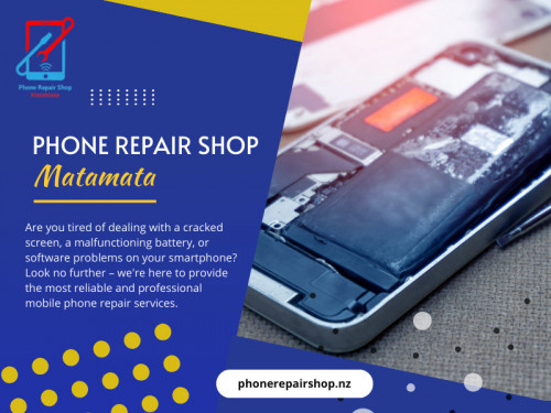 A reliable repair service should stand by their work. At Phone Repair Shop Matamata, we understand the importance of your phone and strive to provide top-notch services that exceed your expectations. 

Official Website: https://phonerepairshop.nz

For more info visit here: https://phonerepairshop.nz/phone-repair-services

Google Business Site: https://phone-repair-shop-matamata.business.site

Contact: Phone Repair Shop MataMata
Address: 3 Matai Avenue, Matamata Waikato 3400, New Zealand
Contact Number: +64225031415

Find Us On Google Map: http://maps.app.goo.gl/2zmLncFPVe3GWAec7

Our Profile: https://gifyu.com/phonerepairshop

More Images: https://tinyurl.com/ysmyxuyf
https://tinyurl.com/ypxwsmvn
https://tinyurl.com/yu67wqk8
https://tinyurl.com/yvmg49gv