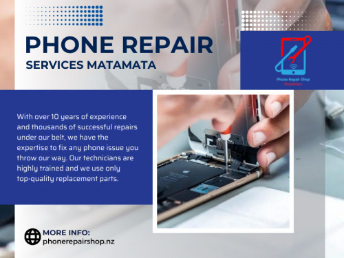 Unravel the mystery behind Phone Repair Services Matamata costs as we delve into the specifics—from the intricacies of different phone models to the diverse array of damage types. Your go-to guide for understanding the intricacies of pricing in the phone repair industry.

Official Website: https://phonerepairshop.nz

For more info visit here: https://phonerepairshop.nz/phone-repair-services

Google Business Site: https://phone-repair-shop-matamata.business.site

Contact: Phone Repair Shop MataMata
Address: 3 Matai Avenue, Matamata Waikato 3400, New Zealand
Contact Number: +64225031415

Find Us On Google Map: http://maps.app.goo.gl/2zmLncFPVe3GWAec7

Our Profile: https://gifyu.com/phonerepairshop

More Images: https://tinyurl.com/ysmyxuyf
https://tinyurl.com/ypxwsmvn
https://tinyurl.com/ypb9d3pb
https://tinyurl.com/yvmg49gv