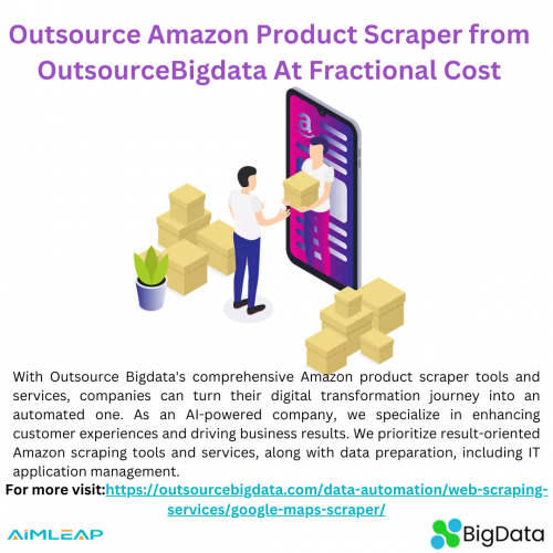 Outsource Amazon Product Scraper from OutsourceBigdata At Fractional Cost