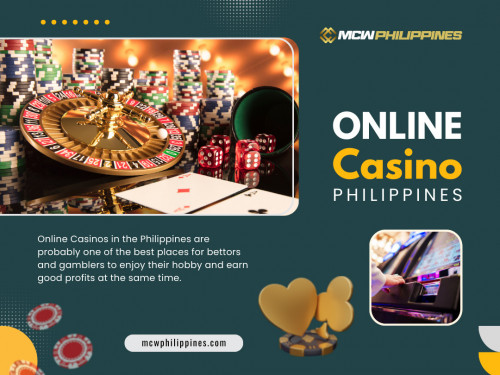 In the vibrant landscape, the world of online casino Philippines has emerged as a thrilling and entertaining way for enthusiasts to try their luck.

Official Website: https://mcwphilippines.com
For More Information Visit Here: https://mcwphilippines.com/online-casinos-in-philippines/

Our Profile: https://gifyu.com/philippinesmcw
Next Images: https://tinyurl.com/yltcw3ez