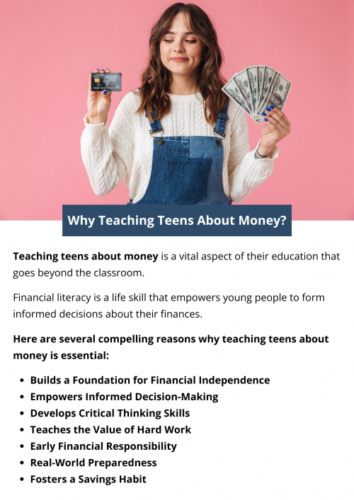Teaching teens about money is crucial for their future success. It instills budgeting skills, encourages responsible spending, and fosters financial independence. Equipping teens with financial literacy empowers them to make informed decisions, cultivate good saving habits, and navigate the complexities of adulthood with confidence, setting the stage for a secure and prosperous future. To know more visit here https://inflationeducation.net/