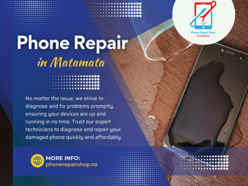 One of the benefits of opting for a professional Phone Repair in Matamata is that they offer warranty protection. This means that in case the same problem reoccurs within the warranty period, the shop will fix it at no extra cost. 

For more info visit here: https://phonerepairshop.nz/phone-repair-services

Google Business Site: https://phone-repair-shop-matamata.business.site

Contact: Phone Repair Shop MataMata
Address: 3 Matai Avenue, Matamata Waikato 3400, New Zealand
Contact Number: +64225031415

Find Us On Google Map: http://maps.app.goo.gl/2zmLncFPVe3GWAec7

Our Profile: https://gifyu.com/phonerepairshop

More Images: https://is.gd/HStYjR
https://is.gd/vqsgwE
https://is.gd/5JqRgv
https://is.gd/aMSY3D