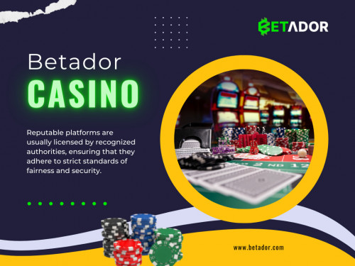 If you are a slot enthusiast looking for the best new slot sites, your quest for unmatched entertainment ends at Betador Casino. In the dynamic world of online gambling, finding a platform that seamlessly combines excitement, reliability, and a diverse range of slot adventures can be a challenge. 

Official Website: https://www.betador.com/

Our Profile: https://gifyu.com/betador

More Photos:

https://is.gd/DbcvyO
https://is.gd/RRkjy2
https://is.gd/R8R6ya
https://is.gd/MOrbYH