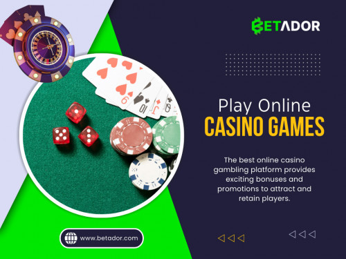 Whether you're a new player trying to Play Online Casino Games for the first time or a loyal customer, Betador ensures that there's always something special in store for you. 

Official Website: https://www.betador.com/

Our Profile: https://gifyu.com/betador

More Photos:

https://is.gd/DbcvyO
https://is.gd/awKbCH
https://is.gd/RRkjy2
https://is.gd/R8R6ya