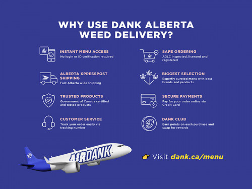 Location matters when it comes to choosing cannabis Dispensaries near me, and Dank Cannabis Dispensary is strategically located in Calgary, making it easily accessible for residents and visitors alike.

Official Website: https://dank.ca/

For more info Click here: https://dank.ca/dispensary/calgary/dover-forest-lawn

Dank Cannabis Weed Dispensary Dover
Address: 3525 26 Ave SE #2, Calgary, AB T2B 2M9, Canada
Contact Number: +15879434255

Find Us On Google Map: https://g.page/r/Cf1M3M9q3y8VEBM

Business Site: https://dank-cannabis-dispensary-dover-calgary.business.site

Our Profile: https://gifyu.com/dankdover

More Images:

https://rcut.in/lWfDjuZx
https://rcut.in/DvXTXqAm
https://rcut.in/zsCkiJvS