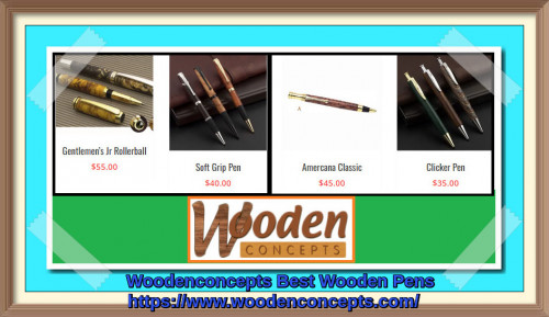 Handmade wood pens of Wooden Concepts make beautiful gifts and showcase the quality of wood material we use as well as the expertise and creativity of our woodwork.
https://www.woodenconcepts.com/