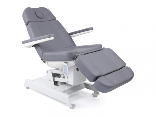 Mridul Professional 4 Motors Derma Chair with electronic height, backrest, leg rest and tilt function. This electronic dermatology chair comes with a detachable headrest, detachable leg rest, armrests, a nose slot for breathing and a head pillow.

https://www.spafurniture.in/products/mridul-derma-chair/