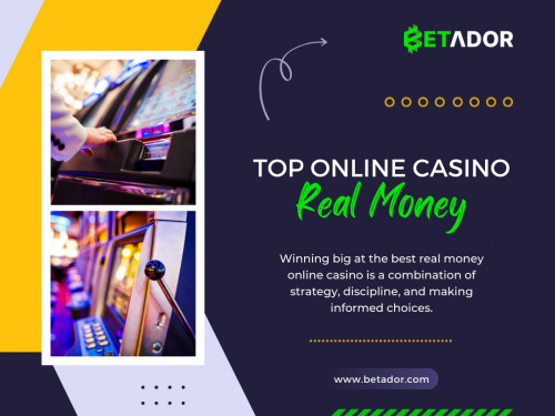 Every gambler dreams of hitting the big jackpot at the Top online casino real money website; the allure of turning a modest bet into a substantial win is what keeps players returning for more. 

Official Website: https://www.betador.com/

Our Profile:  https://gifyu.com/betador

More Photos:

https://tinyurl.com/ymbr23ck
https://tinyurl.com/yos49ern
https://tinyurl.com/ypmzmtlo
https://tinyurl.com/yt75ma4k
