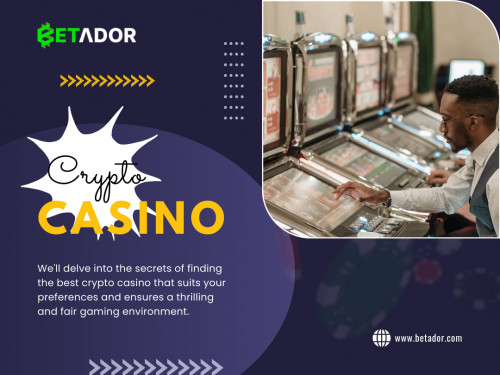 The first step to winning big at the best online crypto casino is to choose your games wisely. Different casino games offer varying odds and levels of complexity.

Official Website: https://www.betador.com/

Our Profile:  https://gifyu.com/betador

More Photos:

https://tinyurl.com/ymbr23ck
https://tinyurl.com/yos49ern
https://tinyurl.com/ynqrhcqu
https://tinyurl.com/ypmzmtlo