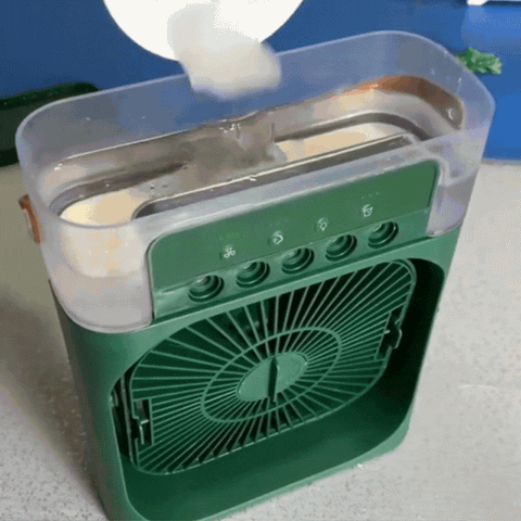 Mini Climatizador De Ar c/ Reservatório para Água e Gelo - Infinit©