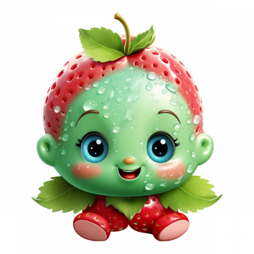 Strawberry Xmas Element (125)