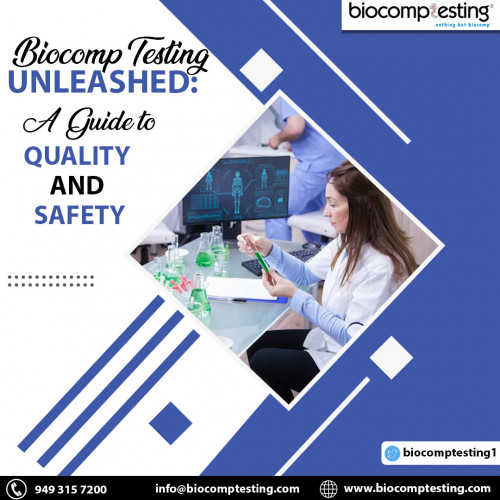 At Biocomp Testing, we specialize in providing comprehensive biocompatibility testing services to ensure regulatory compliance for medical devices. Our focus is on excellence, and we offer a wide range of tests to evaluate the safety of materials used in medical applications. You can trust us for thorough and reliable biocompatibility assessments tailored to meet industry standards. Contact us now!

https://www.biocomptesting.com/only-biocompatibility-testing/