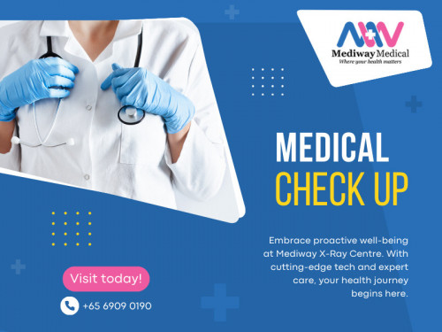 Before you undergo your medical check up, you need to have a clear understanding of what is expected of you.  Research the medical exam requirements in the country where you plan to work. You may require specific vaccinations or tests based on your destination and occupation.

Official Website : https://mediwaymedical.com/

Mediway X-Ray Centre
Address: 20 Upper Circular Rd, B1-26/29 The Riverwalk, Singapore 058416
Phone: +6569090190

Find Us On Google Map : https://maps.app.goo.gl/Pz5KEk2VAdDaktKdA

Business Site: https://mediway-x-ray-centre.business.site

Our Profile: https://gifyu.com/mediwaymedical

More Images:
https://rcut.in/OKoBgOEL
https://rcut.in/XngUjeiK
https://rcut.in/CnNvUxKm
https://rcut.in/QSRjHaTk
