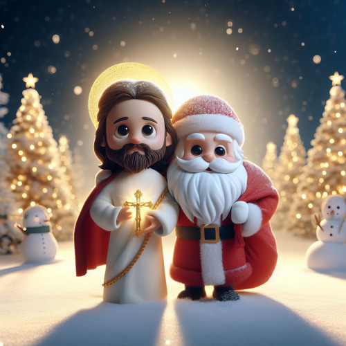 959625 jesus santa cartoon jezus mikulas meserajz 3