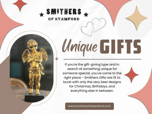 Discover the joy of giving with our extraordinary and unique gift selection. Each item is thoughtfully curated to bring a touch of magic and surprise to any occasion. 

Oficial Website: https://www.smithersofstamford.com

For More Information Visit: https://www.smithersofstamford.com/gifts.html

Address: 6-8 Broad Street, PE91PG Stamford, Lincolnshire, United Kingdom
 
Tell: +441780 435060

Our Profile: https://gifyu.com/smitherstamford
More Images: 
https://is.gd/Msgrxy
https://is.gd/HXih9F
https://is.gd/xc5qE5
https://is.gd/YFUGuz