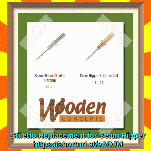 These are compatible with seam ripper handles and these are intended to be a spare and replacement to our seam rippers.
https://www.woodenconcepts.com/product-category/seam-ripper-stiletto/