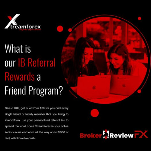 Give a little, get a lot! Earn $50 for you and every single friend or family member that you bring to Xtreamforex. Use your personalized referral link to spread the word about Xtreamforex in your online social circles and earn all the way up to $1500 of real, withdrawable cash.