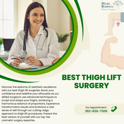 Discover the epitome of aesthetic excellence with our best thigh lift surgeries. Boost your confidence and redefine your silhouette as our skilled surgeons use advanced techniques to sculpt and shape your thighs, achieving a harmonious balance of proportions. Experience transformative results and embrace a new sense of self through our cutting-edge approach to thigh lift procedures. Present the best version of yourself with our top-tier cosmetic surgery expertise. Visit here:-https://milwaukeeplasticsurgery.com/body/thigh-lift/