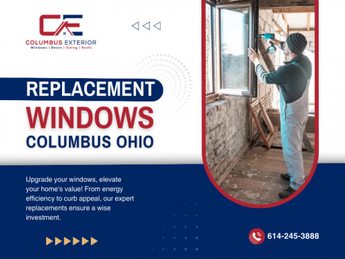 Are you considering a home improvement project that elevates your living space and adds significant value to your property? Look no further than Replacement windows Columbus Ohio.Investing in new windows offers a range of benefits that go beyond aesthetics. 

Official Website : https://columbusexterior.com/

Columbus Exterior
Address: 229 S Civic Center Dr, Columbus, OH 43215, United States
Phone: +16142453888

Find Us On Google Map : https://maps.app.goo.gl/cCfPRhFafMpmRkhi7

Our Profile: https://gifyu.com/columbusexterior

More Images:
https://rcut.in/ifvovWbe
https://rcut.in/tDNbica5
https://rcut.in/gsRPgM42
https://rcut.in/cXdAKgEv