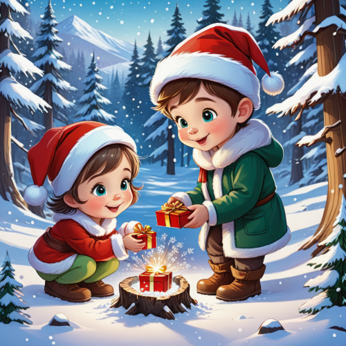 31807 cute christmas characters aranyos karacsonyi karakterek meserajz cartoon 2