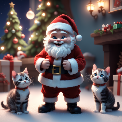 555055 santa kittens telapo kiscicak 2