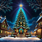 936007 christmas cartoon tree karacsonyfa meserajz