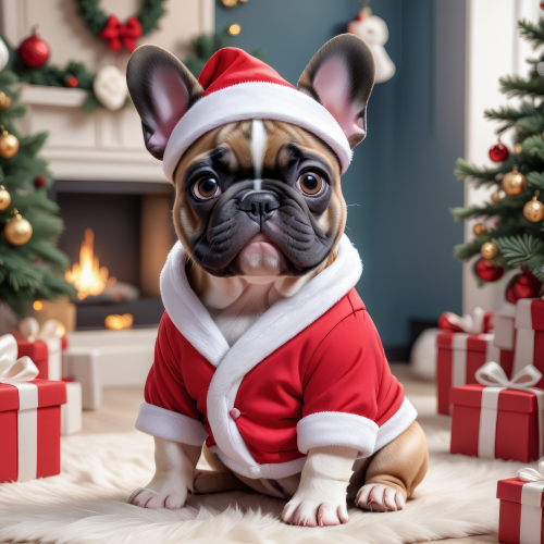 817454 santa french bulldog francia mikulas 2