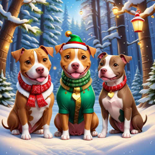 280579 christmas pitbull dogs karacsonyi pitbull kutyak