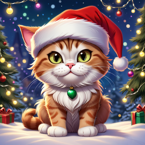 553361 santa cat cartoon mikulas macska meserajz 2