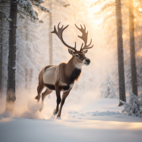 734777 teli szarvas winter deer 3