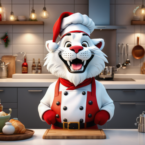 905381 funny tiger chef humoros tigris 2