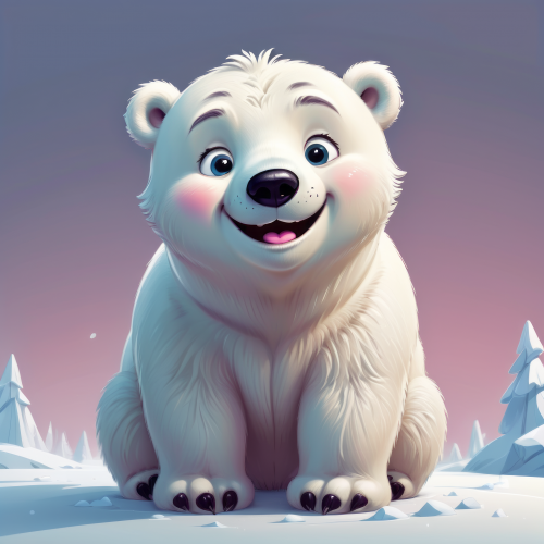 472266 cute polar bear cartoon aranyos jegesmedve rajz 3