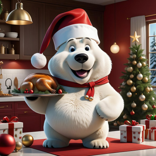 683023 polar bear chef