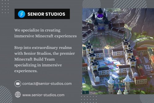 As Minecraft developers, Senior Studios specializes in crafting immersive experiences. Our skilled build team transforms virtual landscapes into breathtaking realms, enhancing your gaming adventure. Explore limitless creativity with us at https://www.senior-studios.com/