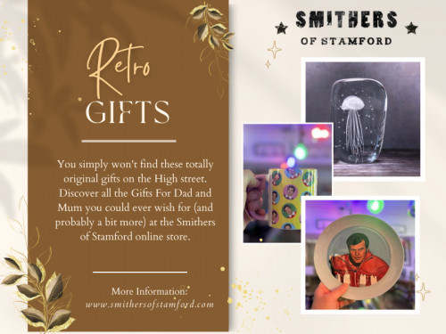 One of the unique aspects of retro gifts is their ability to spark conversations and create shared memories. Imagine gifting a Sudoku puzzle book to your parents and playing a round together. 

Oficial Website: https://www.smithersofstamford.com

For More Information Visit: https://www.smithersofstamford.com/gifts.html

Address: 6-8 Broad Street, PE91PG Stamford, Lincolnshire, United Kingdom
 
Tell: +441780 435060

Our Profile: https://gifyu.com/smitherstamford
More Images: 
http://tinyurl.com/yuszxgy4
http://tinyurl.com/yrhqcmpx
http://tinyurl.com/ywws4xcl
http://tinyurl.com/ytr88exb