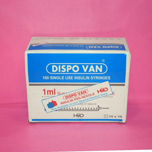 Dispovan Insulin 1ml U 40 (100 Pcs)